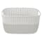 Simplify Medium Heather Gray 2-Tone Decorative Storage Basket